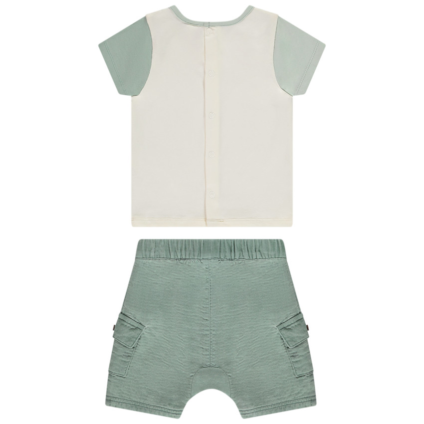Ensemble 2 pièces avec bermuda pour bébé garçon 