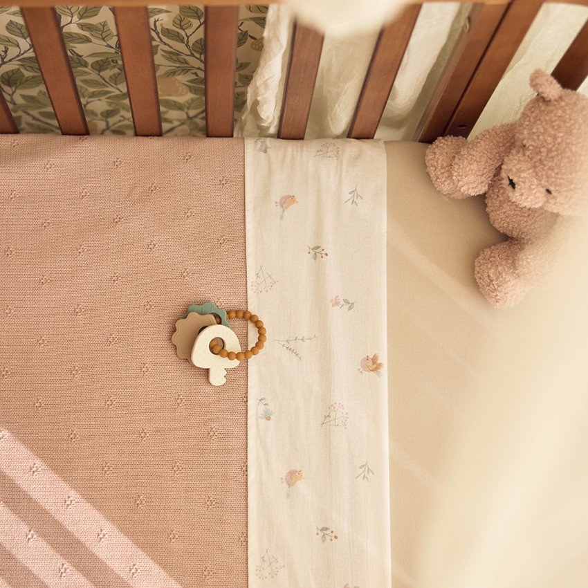 Peluche Ours en bouclettes Teddy Bear wild rose 