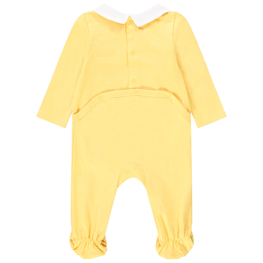 Dors-bien en jersey col claudine et plastron pour bébé garçon 