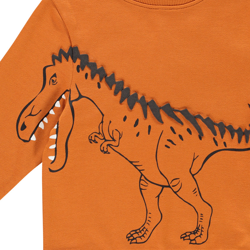 Jogging en molleton print dinosaure pour enfant garçon 