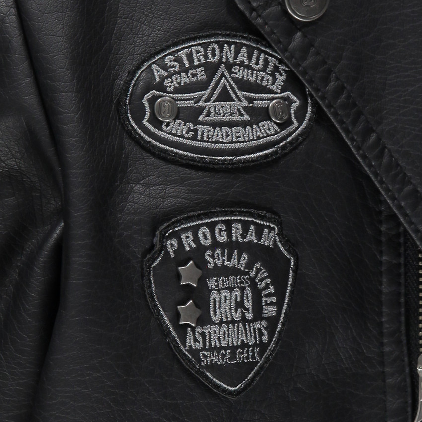 Junior - Veste aspect cuir vieilli style perfecto 