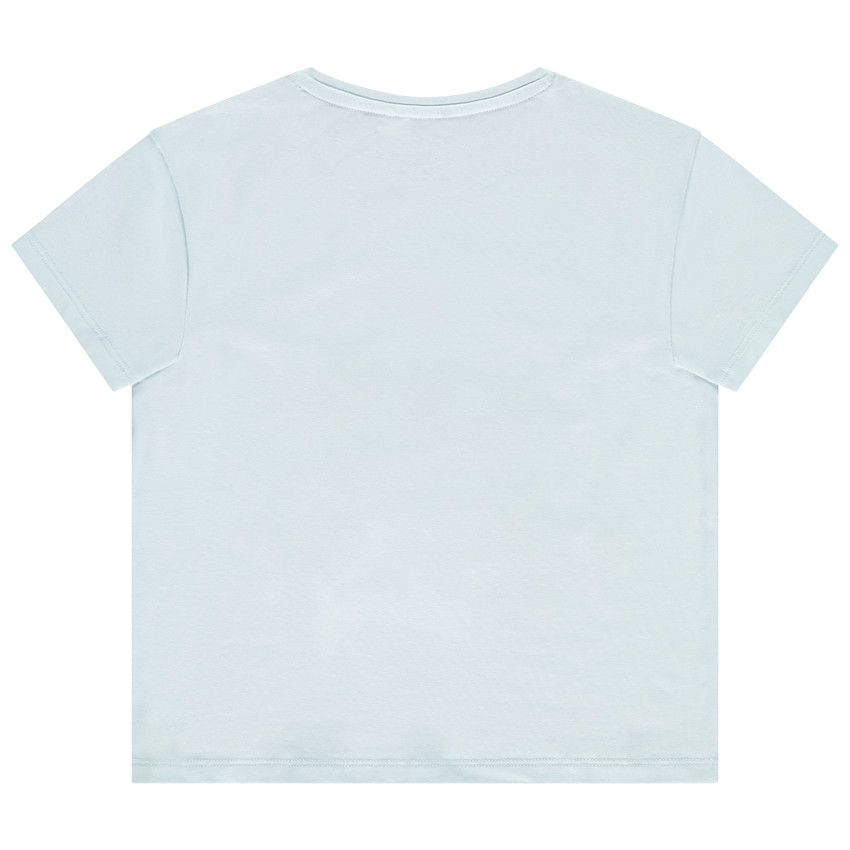 T-shirt manches courtes à broderie bouclette pour fille  