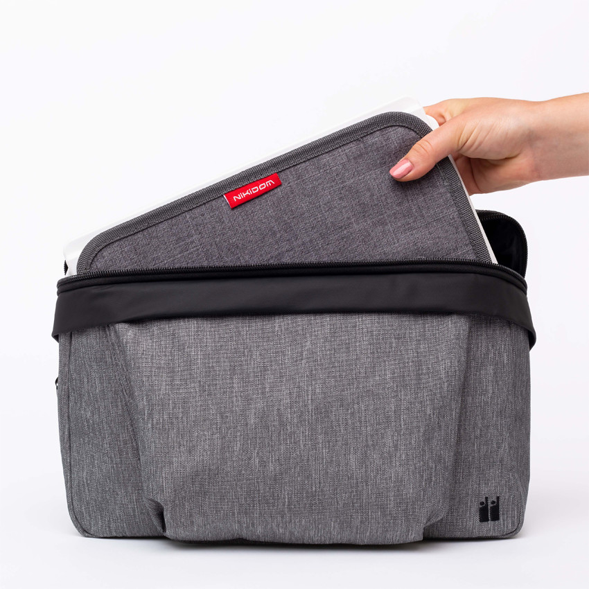 Sac à langer pour poussette Nik-Dom Gris 