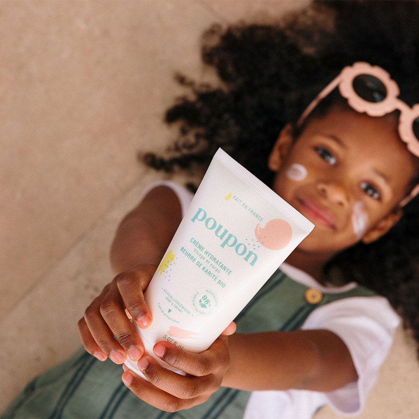 Crème hydratante visage et corps au beurre de karité - 150 ml 