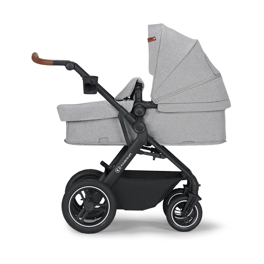 Poussette trio B-Tour 3 en 1 Mink Pro gris clair  
