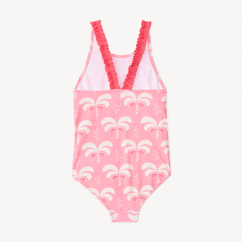 Maillot de bain 1 pièce imprimé palmiers pour fille 