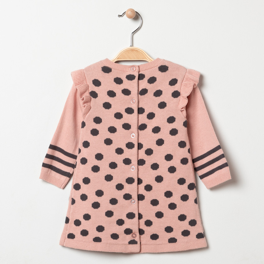 Robe en tricot à pois motif Marie Aristochats Disney 