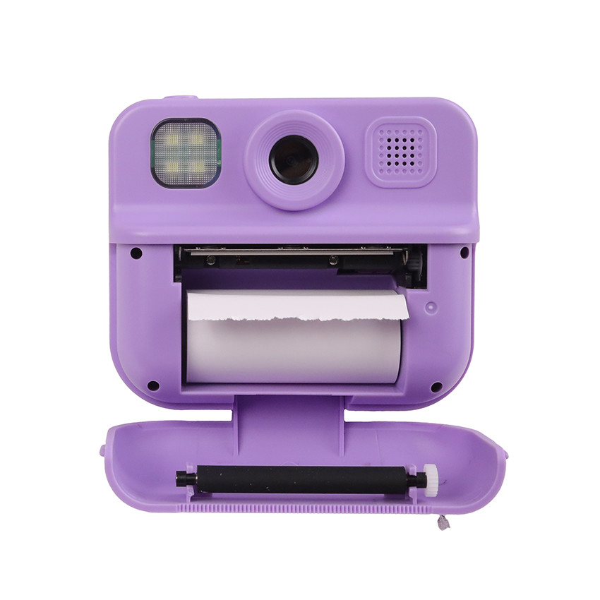 Appareil photo instantané 5 en 1 violet + 4 rouleaux 