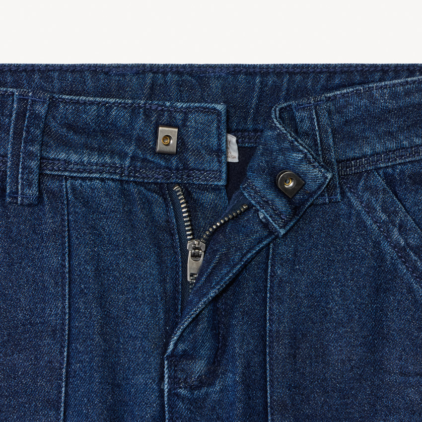 Jean droit doublé micropolaire pour garçon 