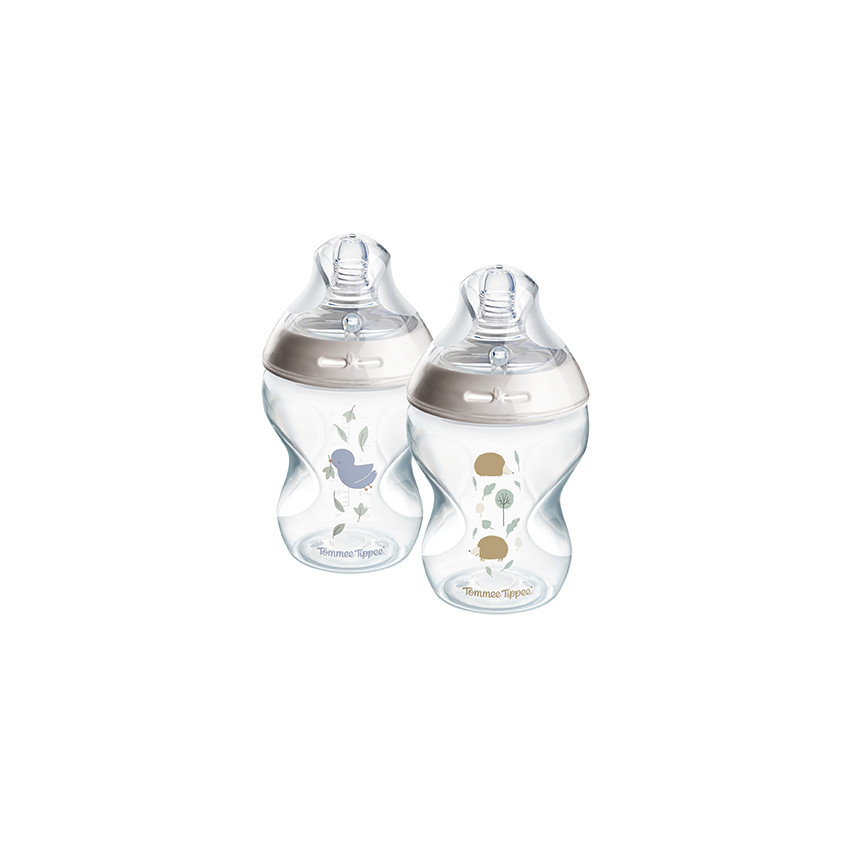 Lot de 2 biberons Natural Start anti-colique 260ml  