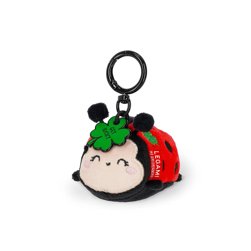 Porte-clés petite peluche Coccinelle 
