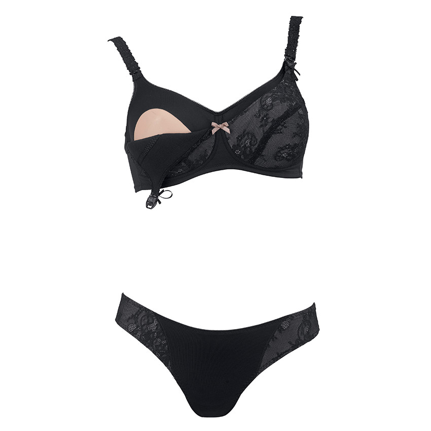 Soutien-gorge d'allaitement avec coques sans armatures 
