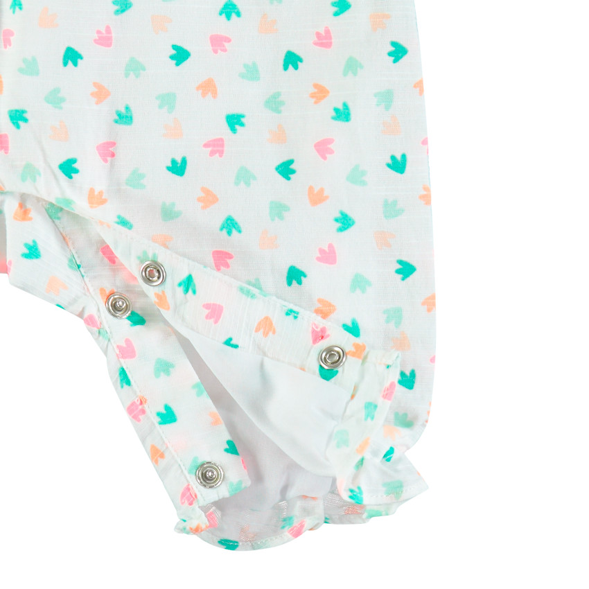 Cominaison longue imprimée all-over avec tortue brodée 