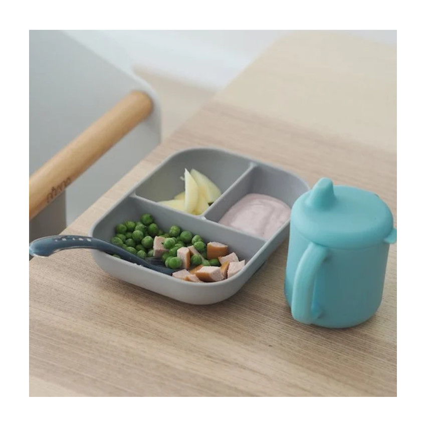 Coffret d'apprentissage vaisselle et tasse - Bleu  