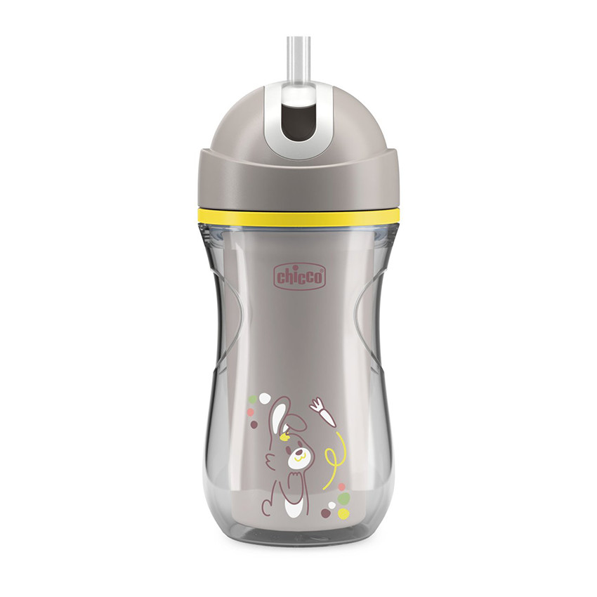 TASSE A PAILLE DE SPORT GRIS 14M+ 