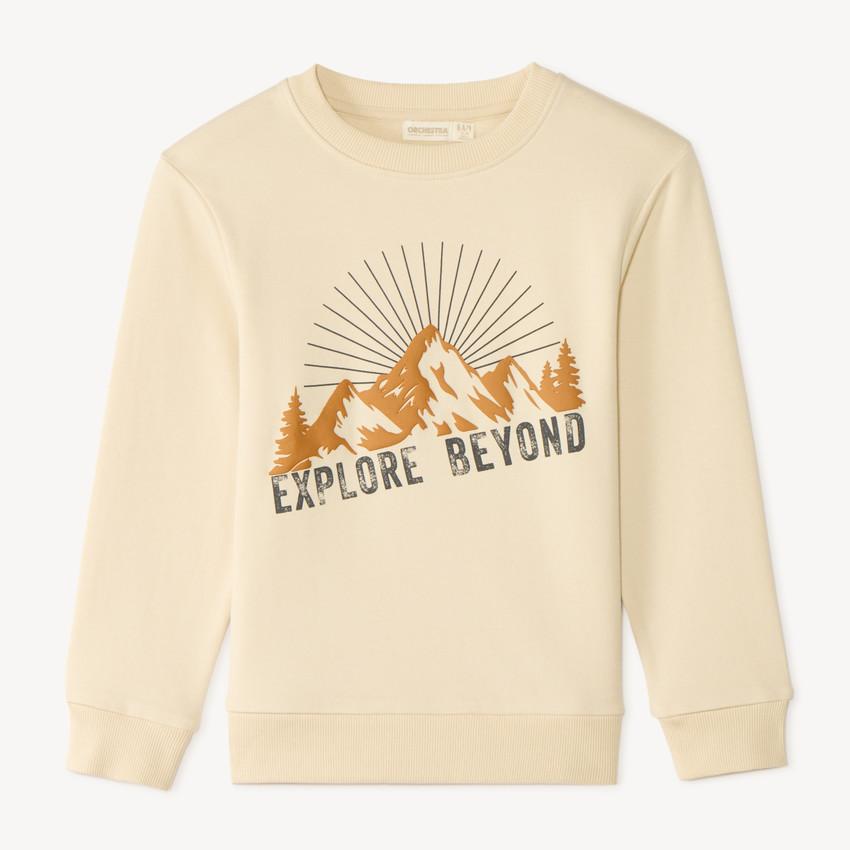 Sweat en molleton print fantaisie pour garçon