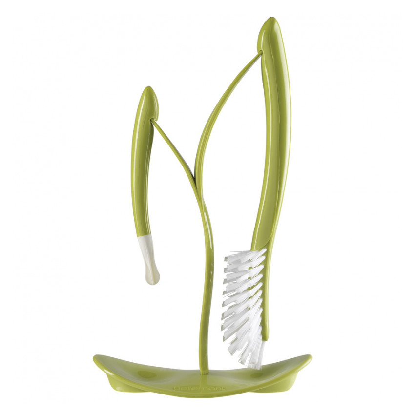 Goupillon et support – Vert pomme 