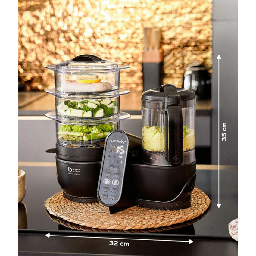 Robot multifonctions Nutribaby(+) XL Mineral Black 