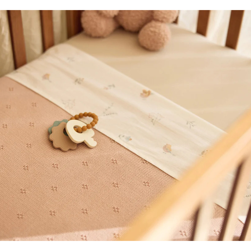 Couverture lit Cosy Knit 100x150 cm Wilde rose 