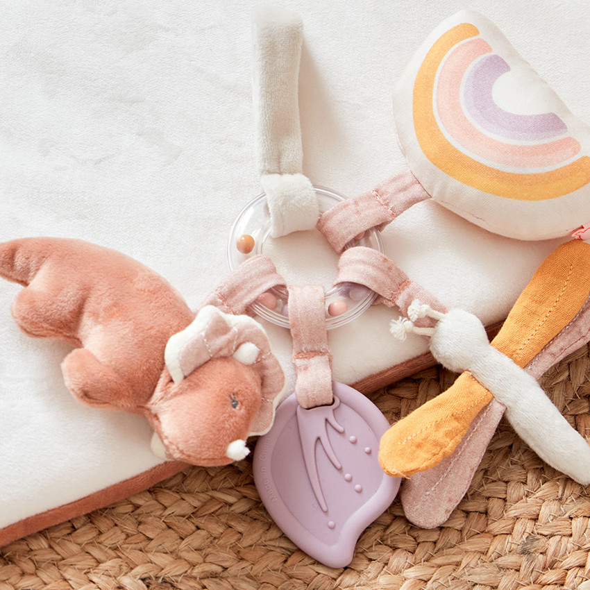 Trousseau d'activités en veloudoux Popsie, Gigi & Louli 