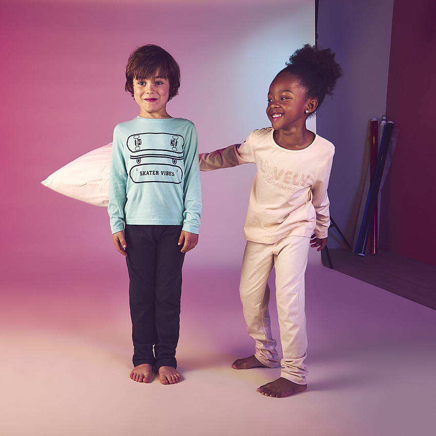 Set pyjama 2 pièces avec print skate fantaisie pour garçon  