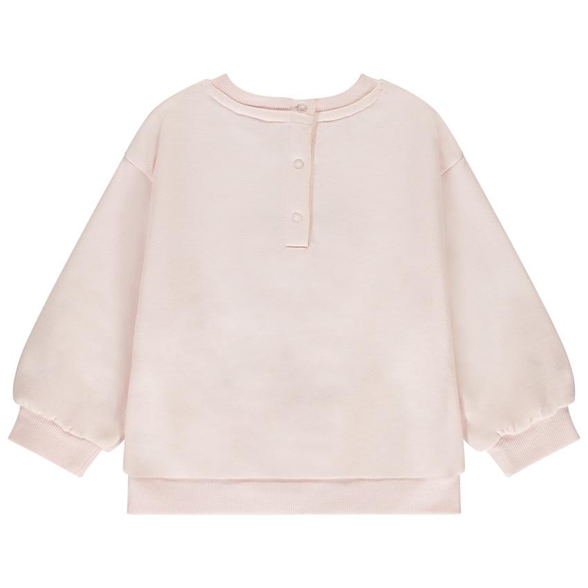 Sweat en molleton avec fruit brodé pour bébé fille  