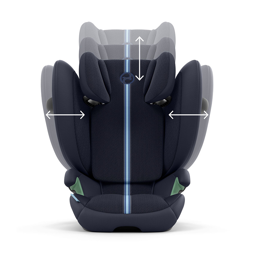 Siège-auto pliable Solution G2 i-Fix tissu Plus ocean blue 