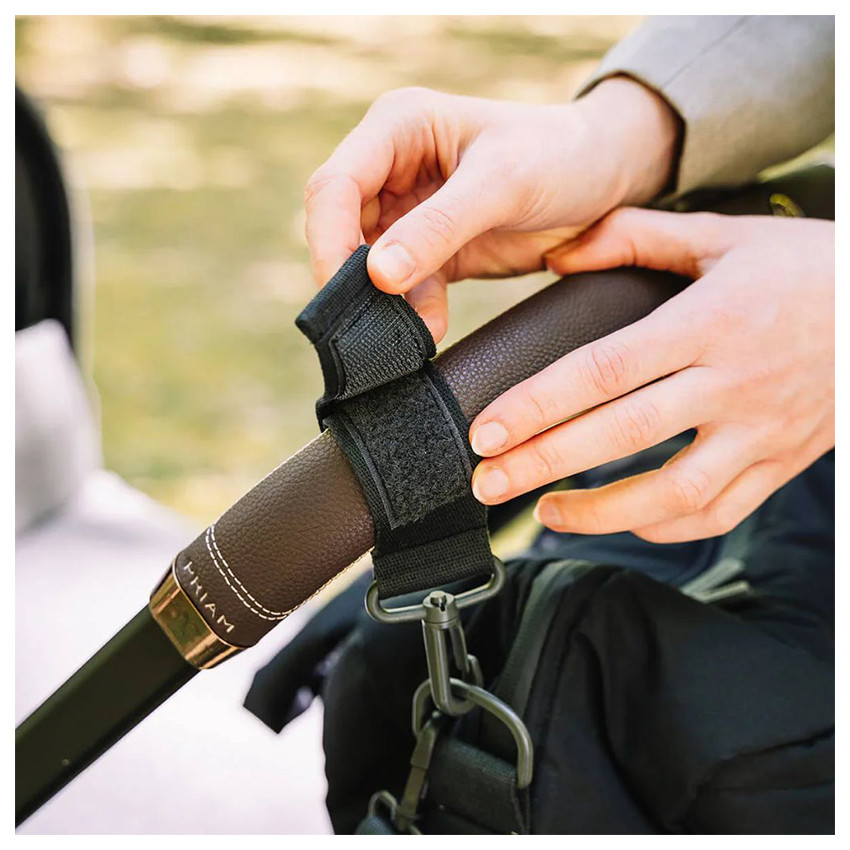 Sac à langer matelassé Noir  