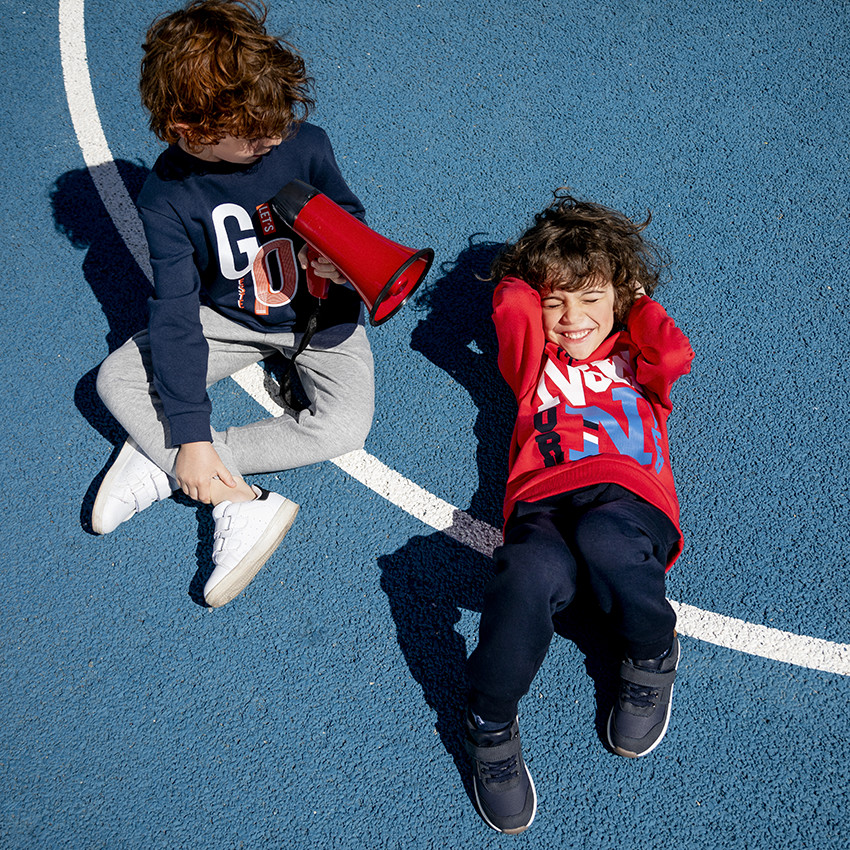 Jogging en molleton à message printé pour enfant garçon 