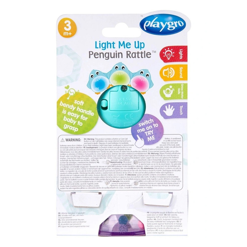 Hochet pingouin - Light me up Penguin 