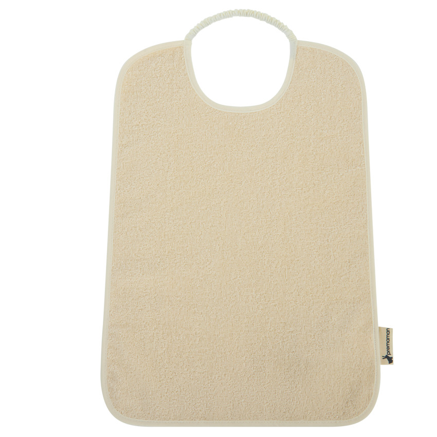 Lot de 3 bavoirs éponge à encolure élastiquée jaune - Jaune (Prémaman) - Image 1