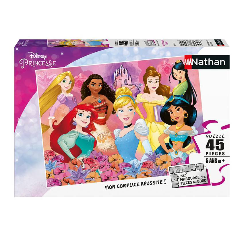 Puzzle 45 Pièces Les Princesses Disney Nathan 