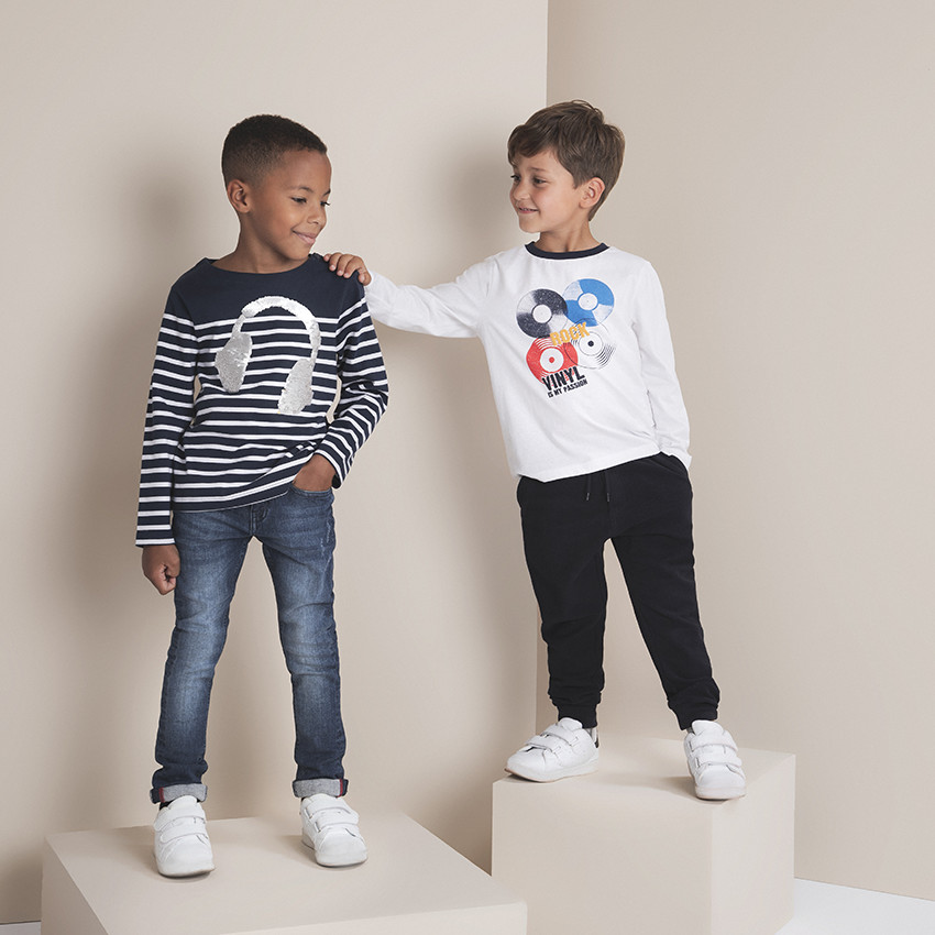 T-shirt manches longues print vinyles 