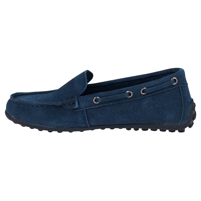 Chaussures bateau aspect cuir suédé du 28 au 35 