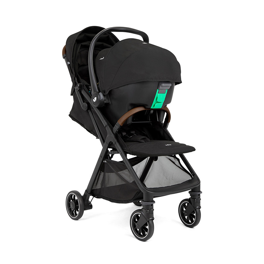 Poussette duo Pact Pro shale + coque auto i-Snug 2 coal - Noir (JOIE) - Image 5
