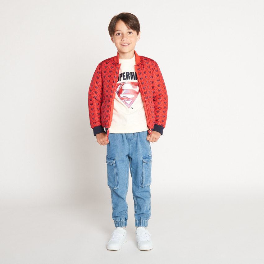 Bombers réversible Superman Warner pour garçon 