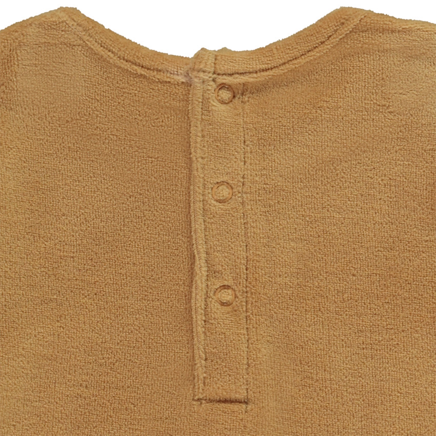 Ensemble 2 pièces en velours et print fantaisie pour bébé garçon 