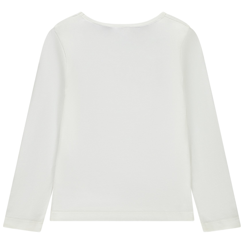 T-shirt manches longues printé pour fille 