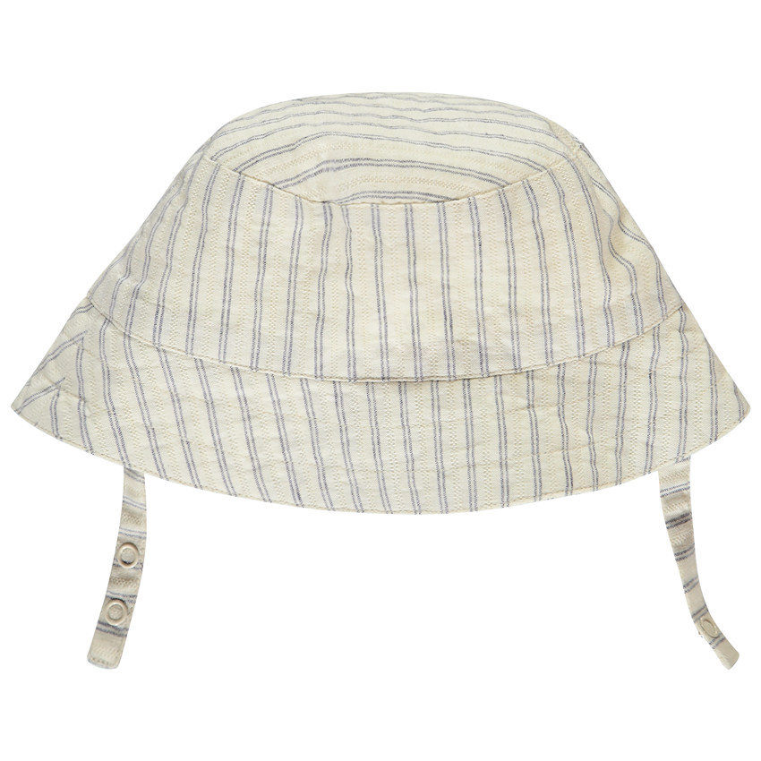 Bob en toile rayée pour bébé garçon