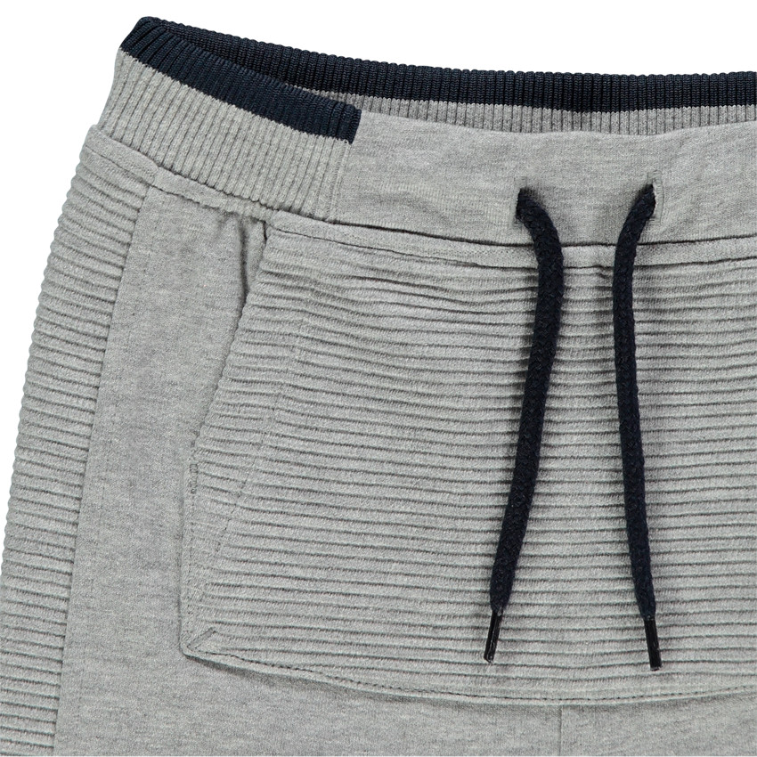 Ensemble t-shirt et bermuda print animaux et texte brodé 