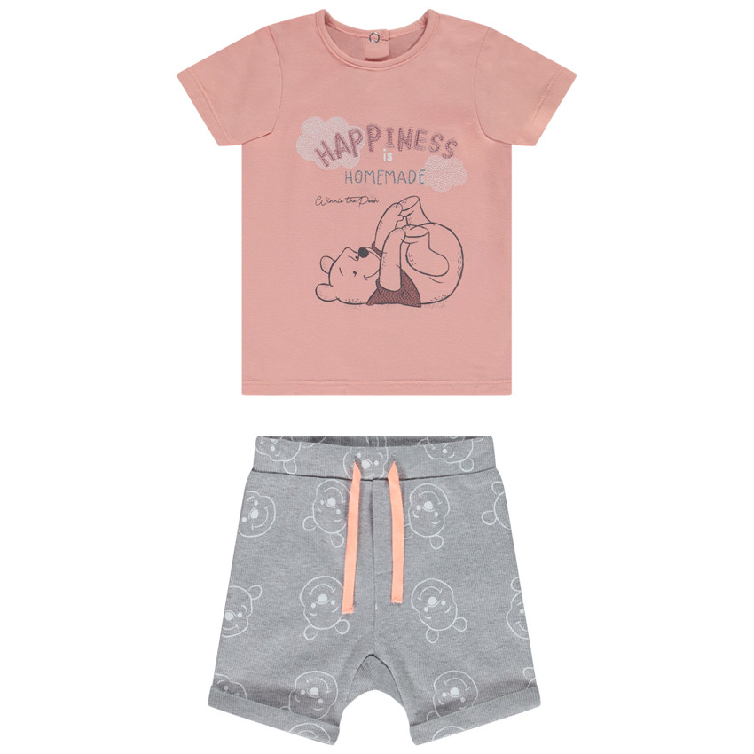 Ensemble t-shirt + bermuda imprimé Winnie Disney pour bébé garçon
