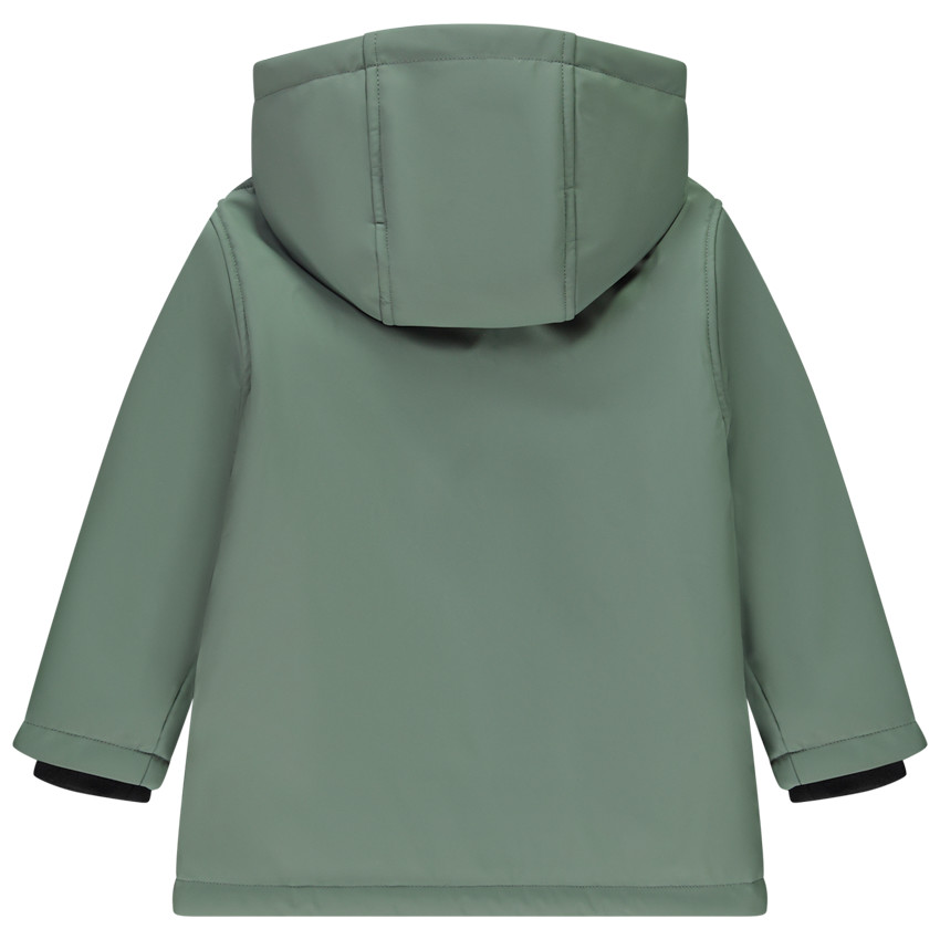 Parka gomme doublée micropolaire pour garçon 