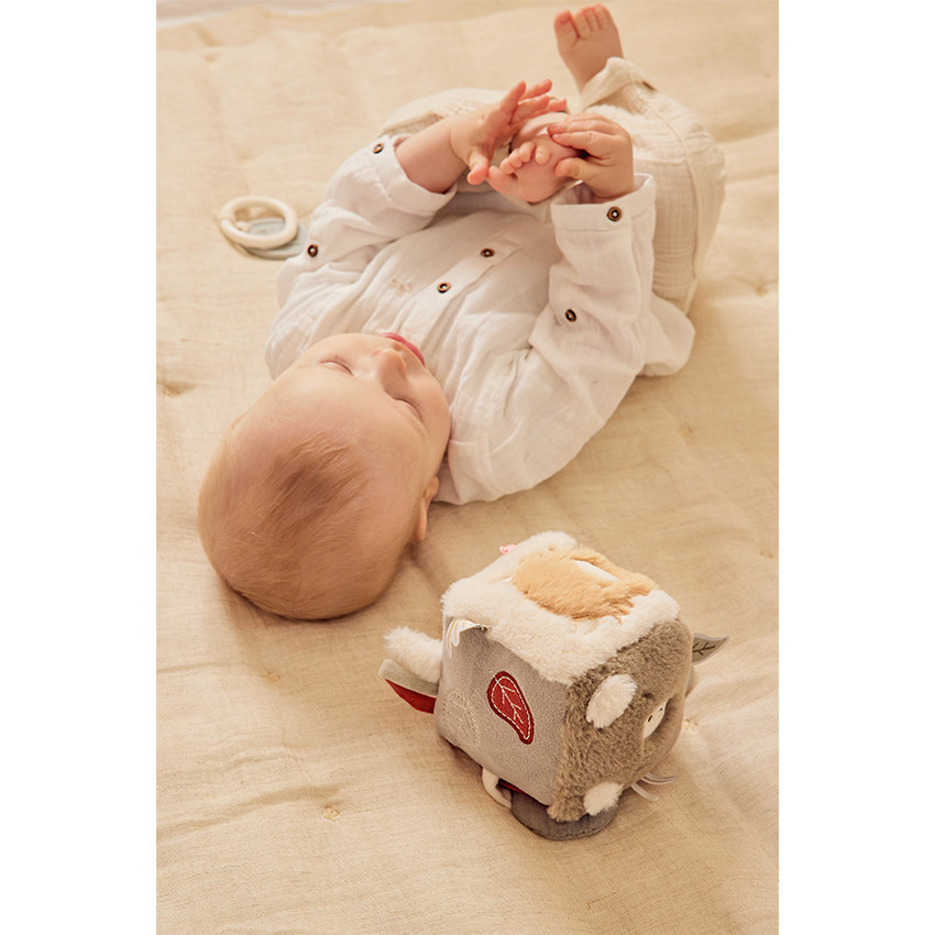 Cube multi-activités Fluffy Orso & Lily - Beige (Noukie's) - Image 2