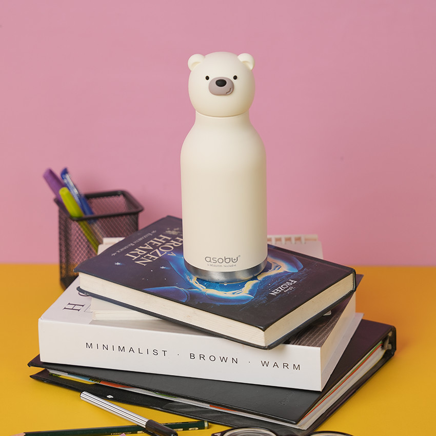 Gourde bestie Ours Blanc 460 ml 