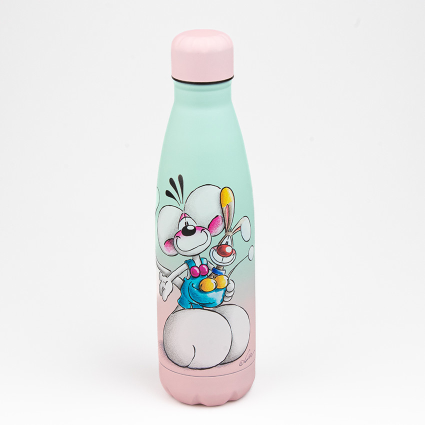 Gourde en inox Diddl et ses Amis - 500 ml (Modèle Aléatoire) 