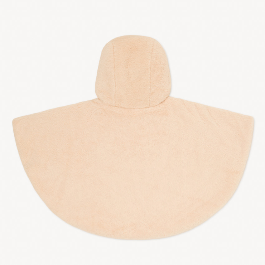 Poncho chaud en peluche pour siège auto et poussette 