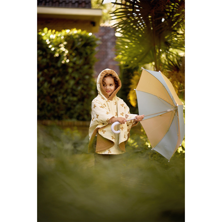 Poncho 12/36mois imperméable Mini Teddy Bear/Teddy Fleece 