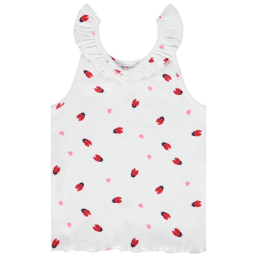 Débardeur imprimé fantaisie pour bébé fille 