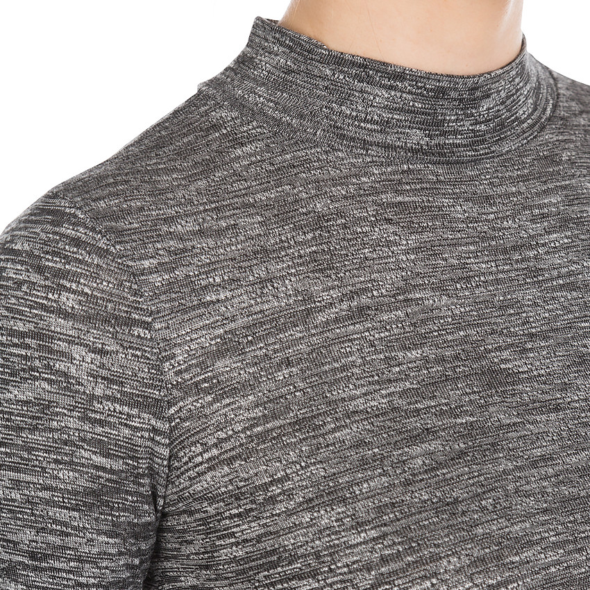 Robe de grossesse en maille chinée coupe ample 
