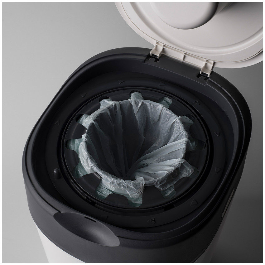 Poubelle à couches Twist & Click XL blanc avec recharge - Blanc (Tommee Tippee) - Image 1